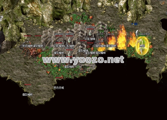 如何快速到达传奇SF的火灵地图?